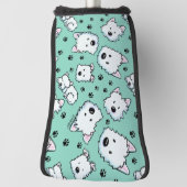 キニアートウェスティー恋人 ゴルフヘッドカバー (回転90)