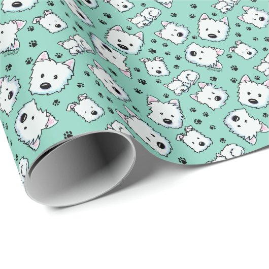 キニアートウェスティー恋人 ラッピングペーパー (ロールコーナー)