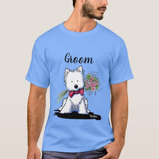 キニアートウェスティー新郎 Tシャツ (正面)