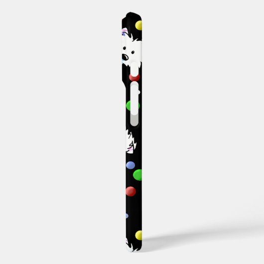 キニアートウェスティー水玉模様 Case-Mate iPhoneケース (裏面 / 左)