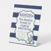 キニアートウェスティー航海のマグ 台座サイン (正面)