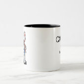 キニアートウェスティー〔占星術の〕十二宮図がんカニ沼 ツートーンマグカップ (中央)