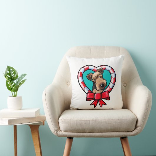 キニアートウェルシュテリアクリスマスデコル クッション (椅子)