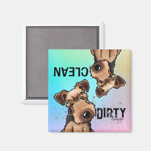 キニアートウェルシュテリア食洗機マグネット マグネット (正面/裏面)