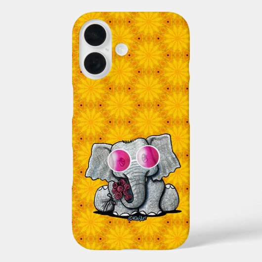キニアートエレファントiPhone Case-Mate iPhoneケース (裏面)