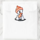 キニアートオレンジウィンターウェスティー スクエアシール (バッグ)