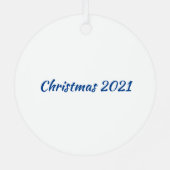 キニアートオーストラリアシェパードオーナメント メタルオーナメント (裏面)