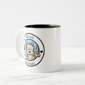 キニアートカーンテリアコーヒーマグ ツートーンマグカップ (正面左)