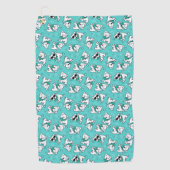 キニアートキューティフェイスウェスティゴルフタオル ゴルフタオル (正面)