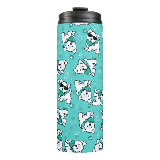 キニアートキューティフェイスウェスティーズ タンブラー (正面)