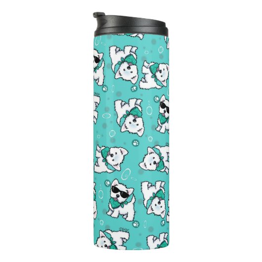 キニアートキューティフェイスウェスティーズ タンブラー (回転右)