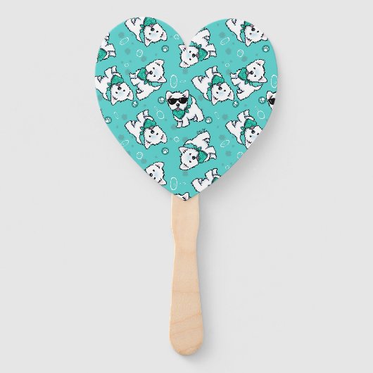 キニアートキューティフェイスウェスティーズ ハンドファン (正面)