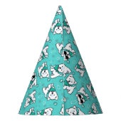 キニアートキューティフェイスウェスティーズ パーティーハット (裏面)