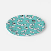 キニアートキューティフェイスウェスティーズ ペーパープレート (アングル)