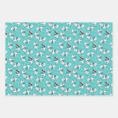 キニアートキューティフェイスウェスティー ラッピングペーパーシート (正面3)