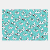 キニアートキューティフェイスウェスティー ラッピングペーパーシート (正面2)