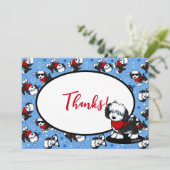 キニアートキューティフェイスハバニーズサンキューカード サンキューカード (スタンド正面)