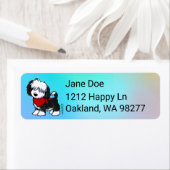 キニアートキューティフェイスハバニーズ差出人住所ラベル ラベル (インサイチュ)