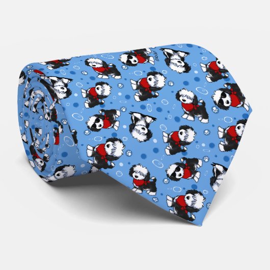 キニアートキューティーフェイスハバニーズ ネクタイ (ロール)