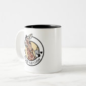 キニアートキラフェコーヒー ツートーンマグカップ (正面左)