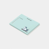 キニアートキルテッドウェスティーノートパッド ポストイット (アングル)