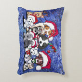 キニアートクリスマスパーティー アクセントクッション (正面(垂直))