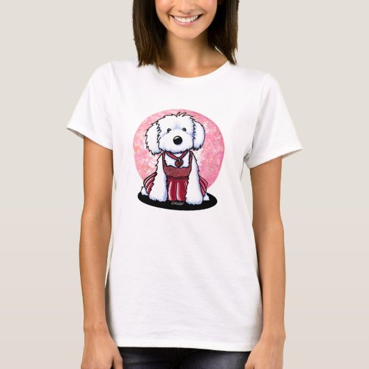 キニアートグラマラスマルチーズTシャツ Tシャツ (正面)