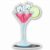 キニアートコスモトリオステッカー シール (正面)