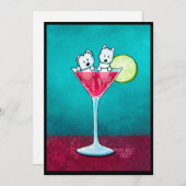 キニアートコスモパワリタンウェスティーズ招待状 招待状 (正面/裏面)