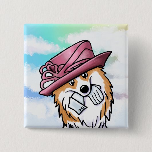 キニアートコ王室のルギボタン 缶バッジ (正面)