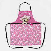 キニアートゴールデンドルオールオーバープリントエプロン エプロン (正面)