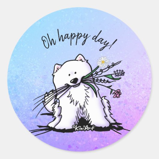 キニアートサモエイ ラウンドシール (正面)