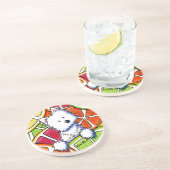 キニアートシトラスウェスティコースター コースター (側面)