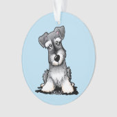 キニアートシュナウザーオーナメント オーナメント (正面)