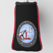 キニアートシュノーケリングウェスティテリア ゴルフヘッドカバー (回転90)