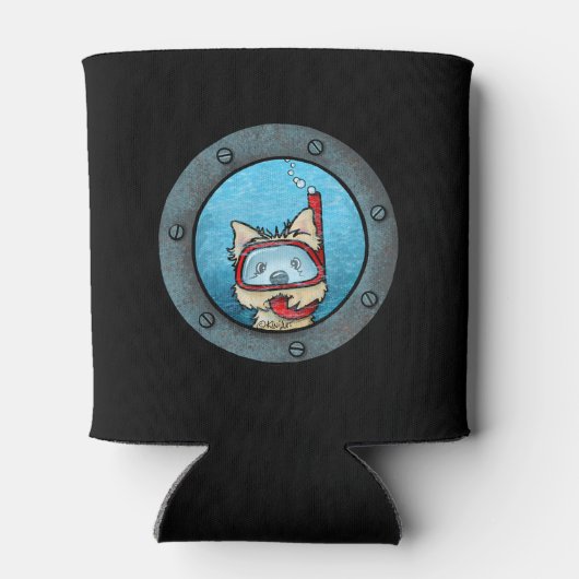 キニアートシュノーケリングカーンテリア 缶クーラー (裏面)