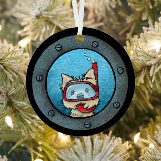 キニアートシュノーケリングカーンメタルオーナメント メタルオーナメント (インサイチュ)