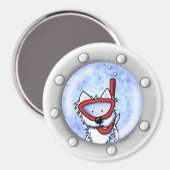 キニアートシュノーケルウェスティポートホール マグネット (正面/裏面)