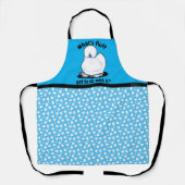 キニアートシルキチキンオールオーバープリントエプロン エプロン (正面)