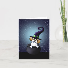 キニアートシーズー（犬）チウッチハロウィーン カード