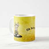 キニアートスコットランド犬ビーコーヒーマグ コーヒーマグカップ (正面左)