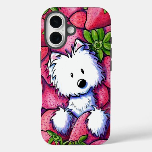 キニアートストロベリーウェスティー Case-Mate iPhoneケース (裏面)