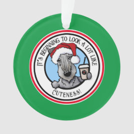 キニアートチェスキーテリアクリスマス オーナメント