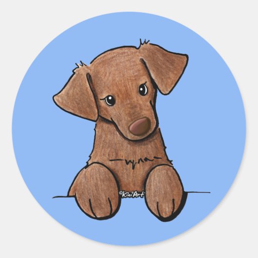 キニアートチョコレートラボ ラウンドシール (正面)