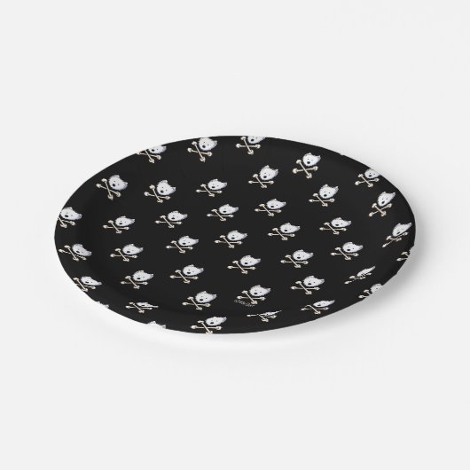 キニアートトリッドウェスティー紙プレート ペーパープレート (アングル)