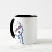 キニアートドグルウェスティーマグ マグカップ (正面左)