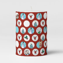 キニアートドッグス雪だるまクリスマス