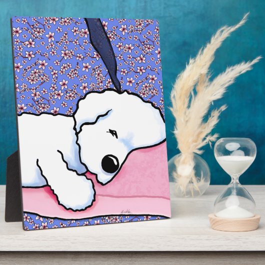 キニアートドッグ疲れビシホン フォトプラーク (側面)