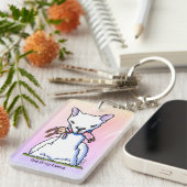 キニアートドリーラマ キーホルダー (正面右)