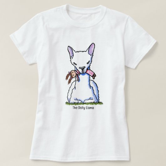 キニアートドリーラマ Tシャツ (デザイン正面)